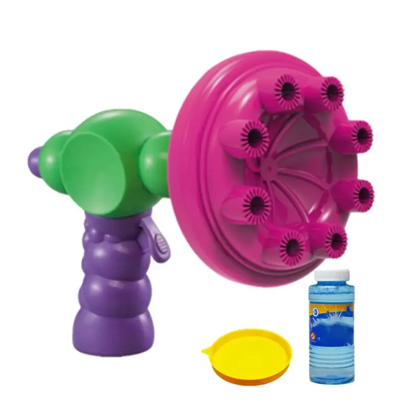 Automatic Bubble Machine Sunflower Bubble Wand Machine Rechargeable Sunflower Bubble Machine Batteries Bubbles Toys For Birthday