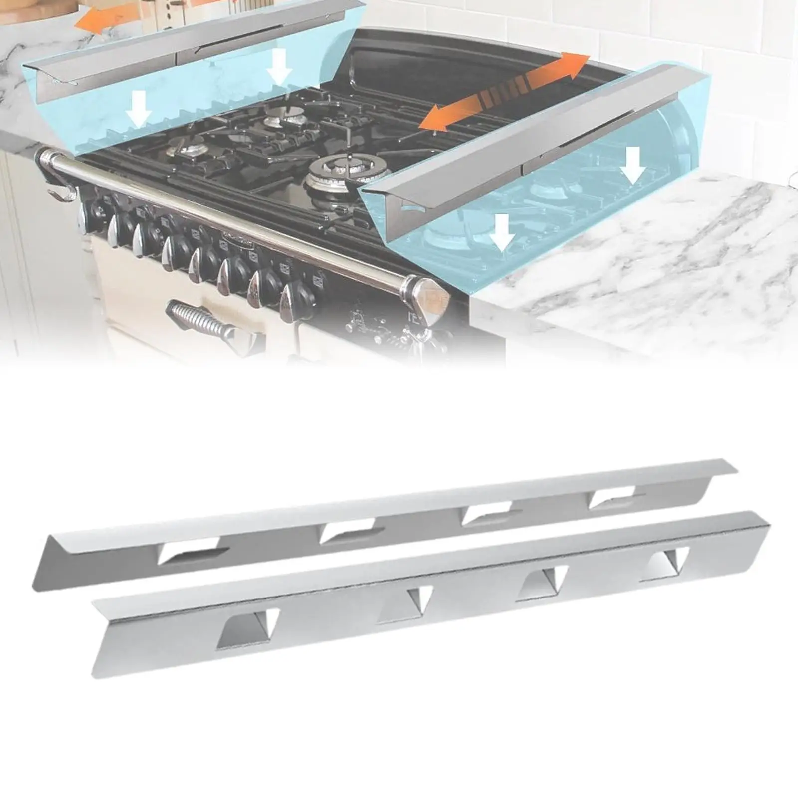 

2 Pieces Oven Side Fillers Sturdy Lightweight Easy to Clean Kitchen Fillers