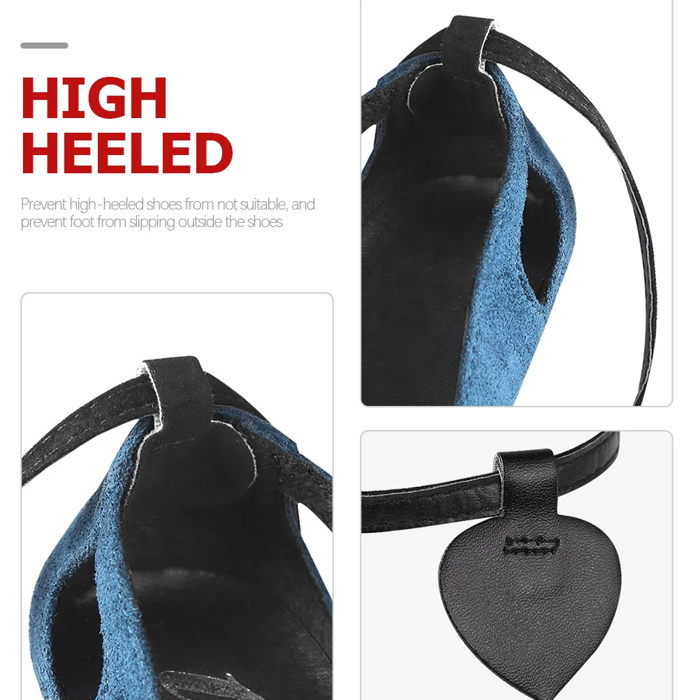 

6Pairs Anti Slip High Heel Pads PU Adhesive Inserts Shoes Stabilizer Cushion Prevent Foot Slipping Shoe Accessories for Women