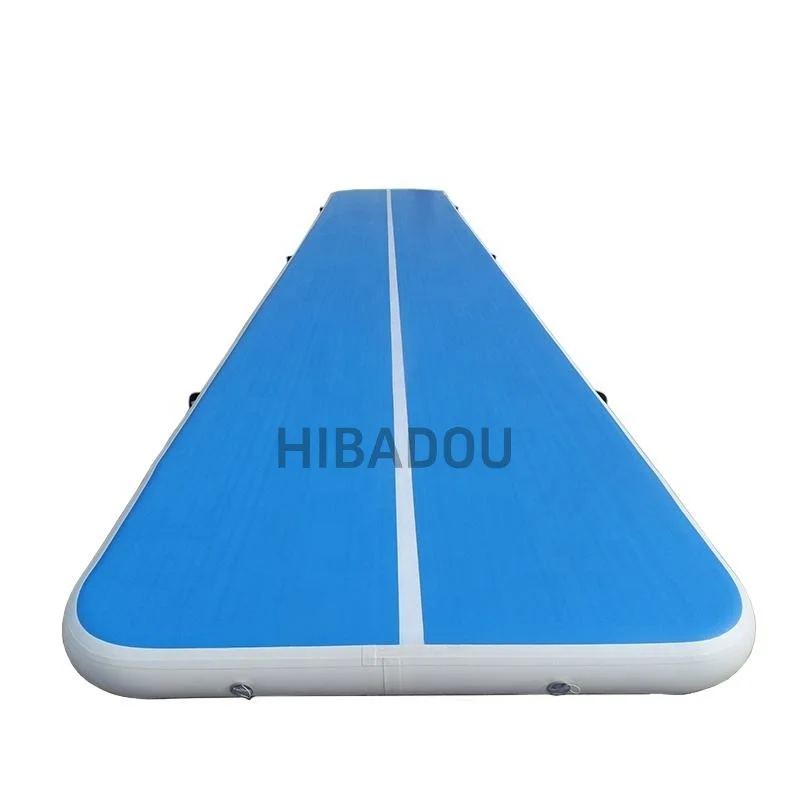 Aufblasbare Air Track 9 x 1 x 0,2 m Gymnastik-Luftmatte Tumble Track Tumbling Matte Aufblasbare Fußmatten mit einer Pumpe