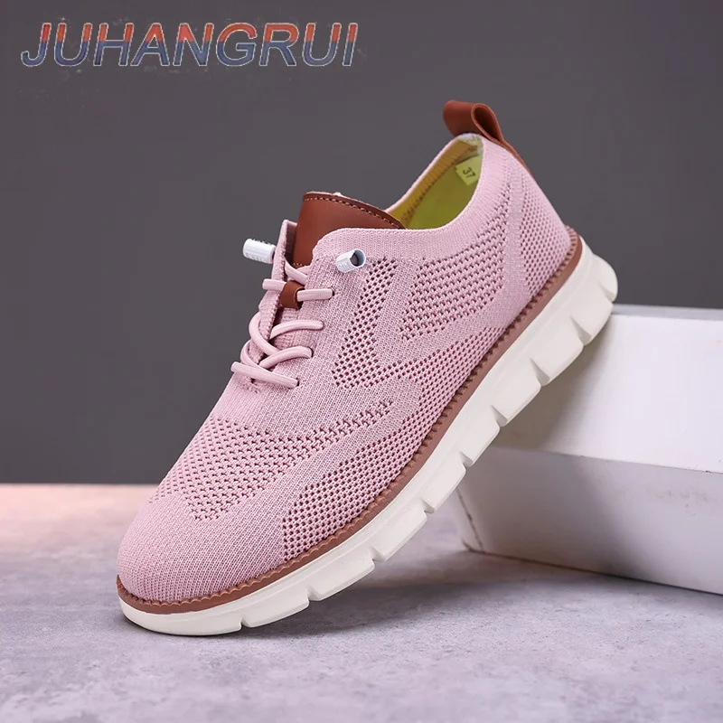 

Women Casual Sports Shoes Anti Slip Wear-Resistant Breathable Solid Flats Mesh Comfortable Shoes Versatile Casual Sports Shoes