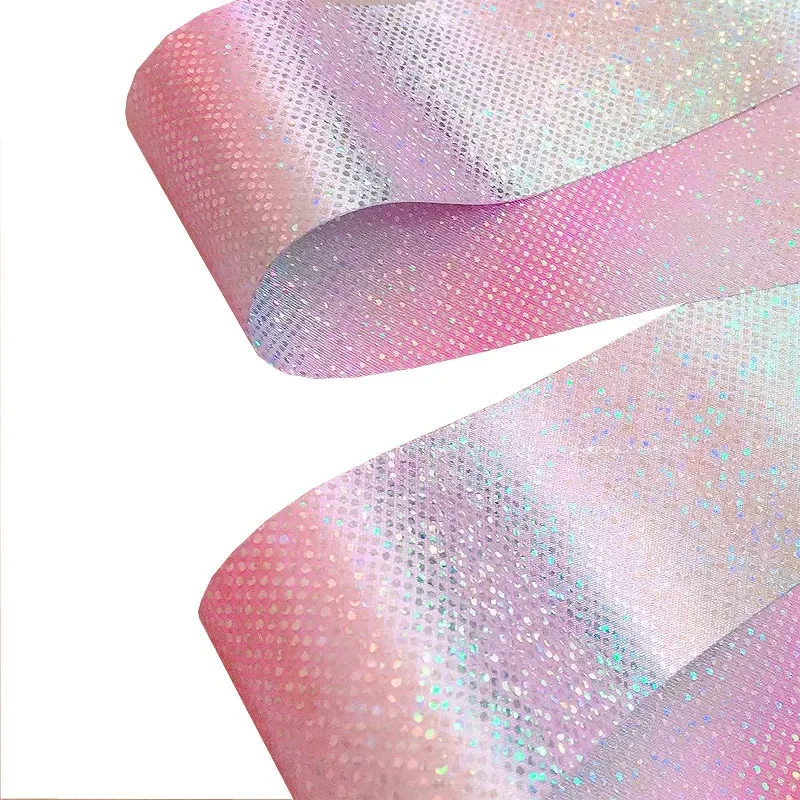 2m Dance Ribbon Flashing Star Gym Ribbons Rhythmic Art Gymnastics Ballet Streamer Twirling Rod Rainbow Stick Training Kids Toys