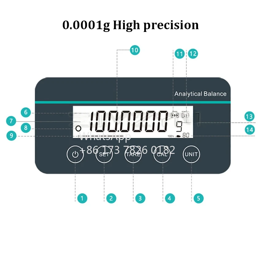 Laboratory Scales Analytical Balance Digital Microbalance Precision Electronic Balance Scale 120g 220g Range 0.0001g Resolution