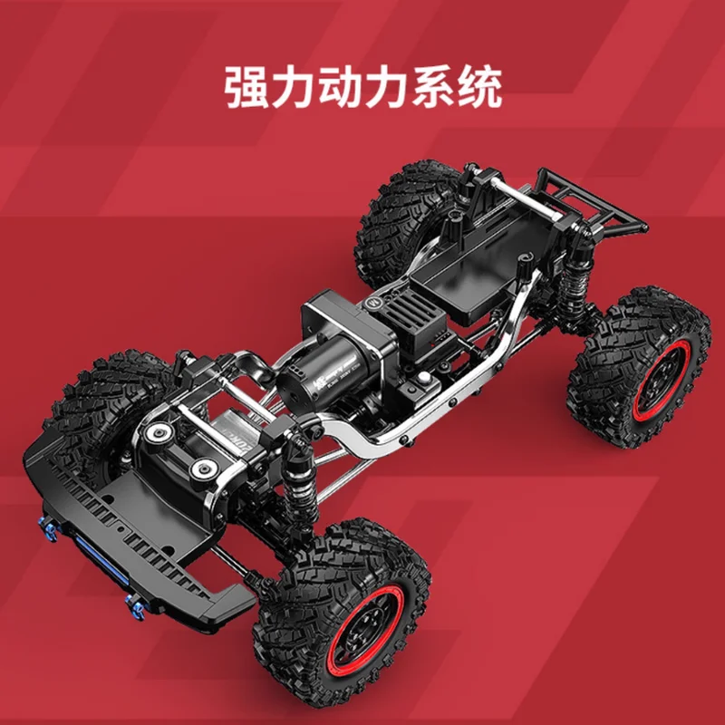 Nieuwe Verkoop Goed Mei Jia Xin Borstelloze H12p Legering Grootschalige Afstandsbediening Elektrische Vierwielaandrijving Off-Road Klimmen auto Speelgoed