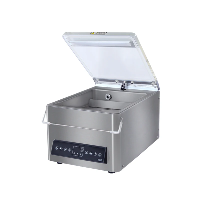 HVC-210T/1D Hualian Food Sous Vide Vacuum and Seal Packing Machine for Rice Fruit Packaging 6
