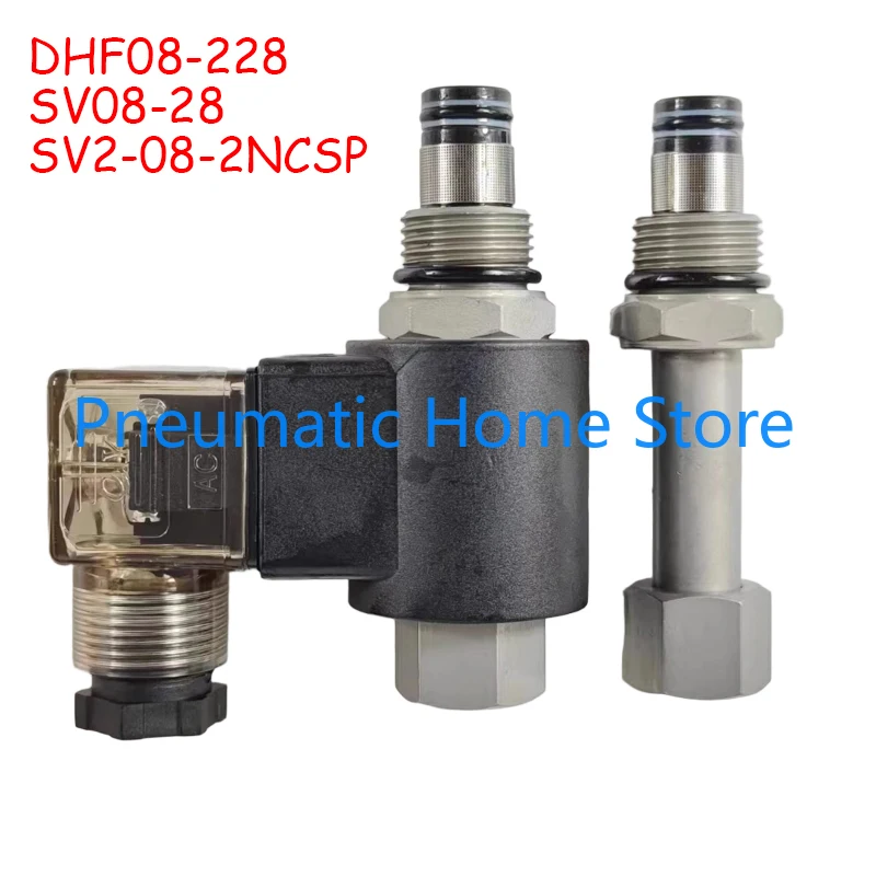 2 Position 2 Way DHF08-228 SV08-28 SV2-08-2NCSP 2-Way Cut-off Return Type Electromagnetic Hydraulic Cartridge Directional Valve