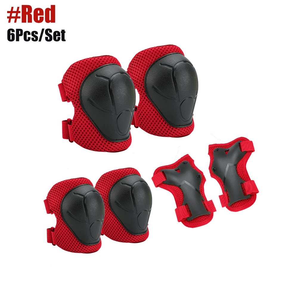 BraceTop Knieschützer für Kinder, Ellenbogenschützer, Alter 3–7, Kleinkinder, Jungen und Mädchen, 6-in-1-Schutzausrüstung, Sicherheitsset mit Handgelenkschutz zum Skaten, Radfahren, Neu 6