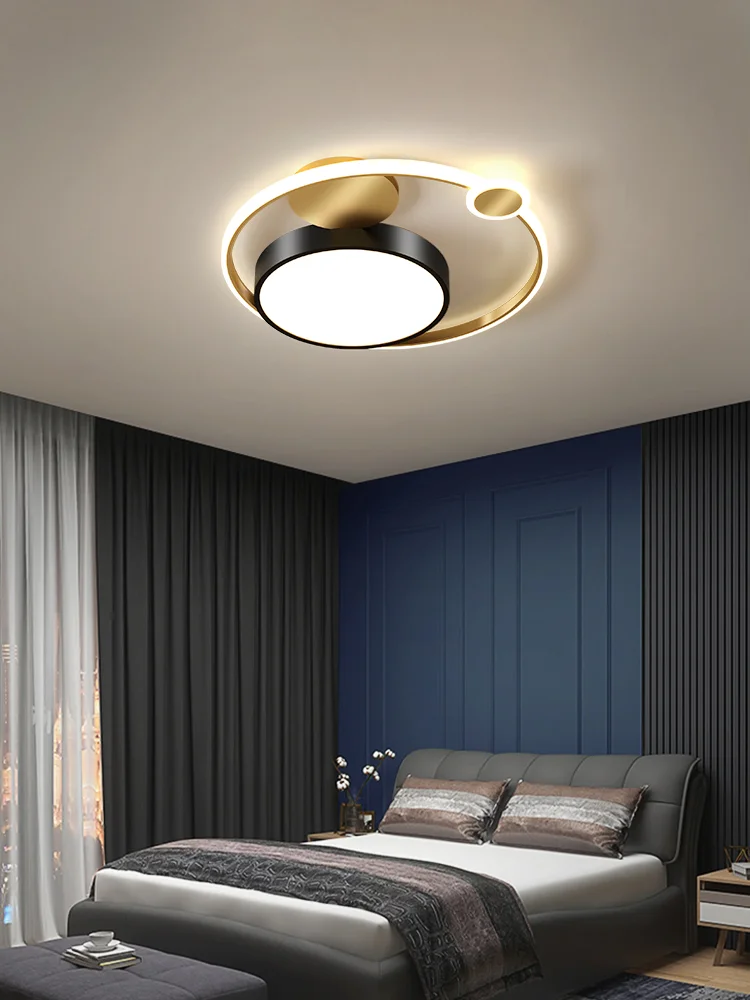 

Nordic light luxury room bedroom lamp round contracted and contemporary creative led dome light atmosphere ins sitting room