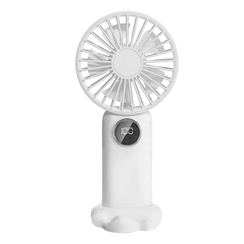 1200mAh Mini Handheld Fan Portable Fan for BBQ Gym Office Room Traveling Y9RF