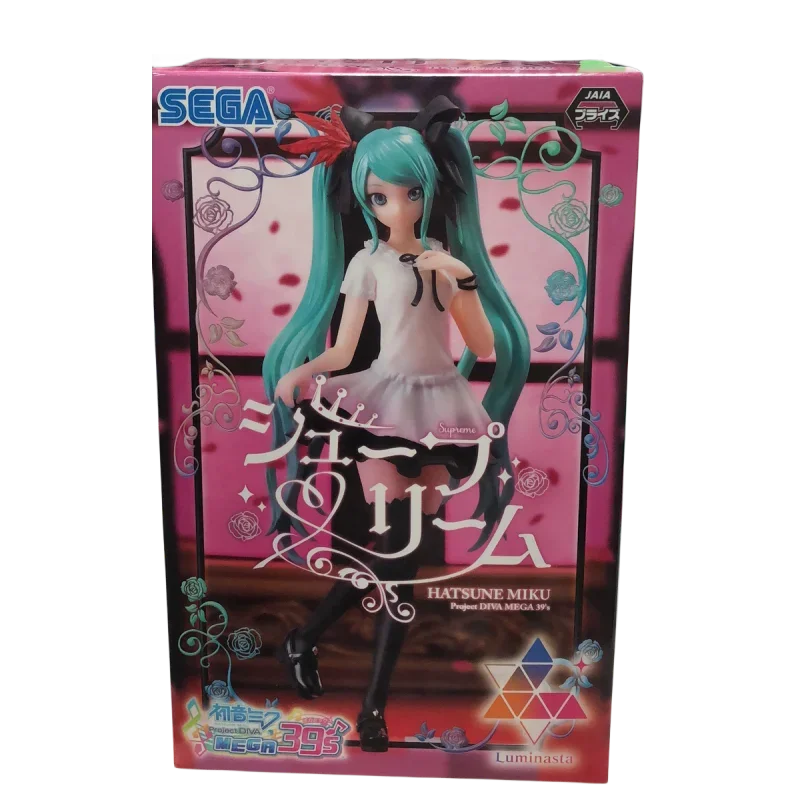 ของแท้Hatsune MikuอะนิเมะรูปโครงการDIVA MEGA 39S Action Figureของเล่นสําหรับเด็กของขวัญวันเกิดสะสมเครื่องประดับ