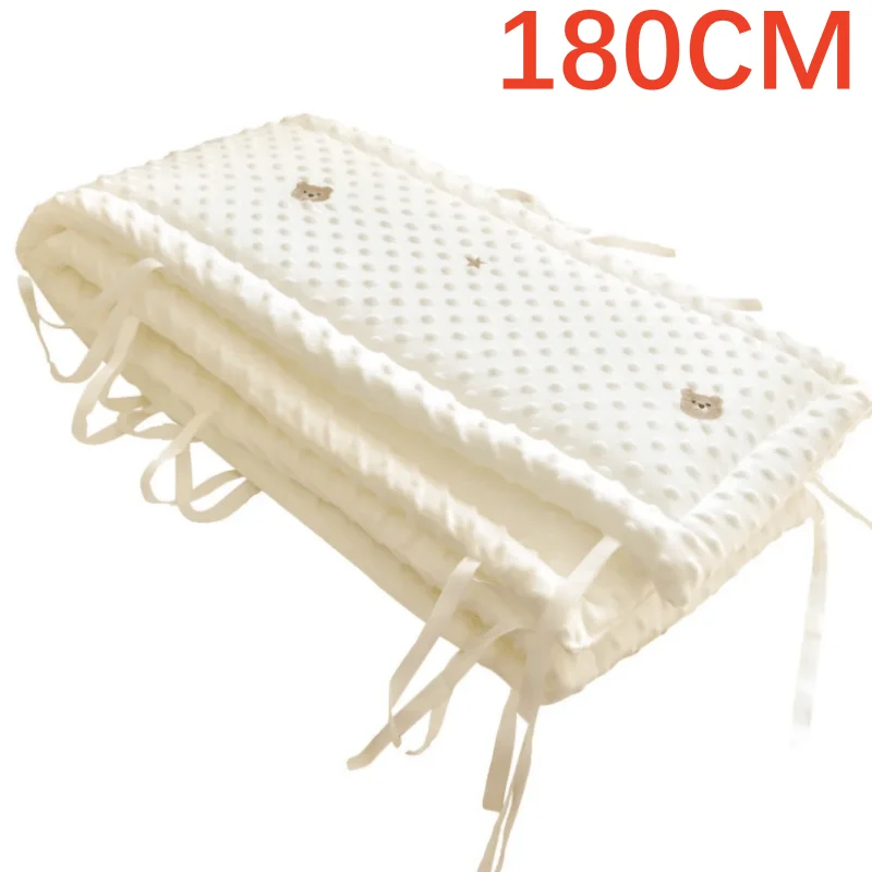 Babybedbumper in de wieg Dikke zachte kinderbedbescherming Afneembare wiegbeschermer Kinderkamerdecoratie Laat aangepast formaat toe