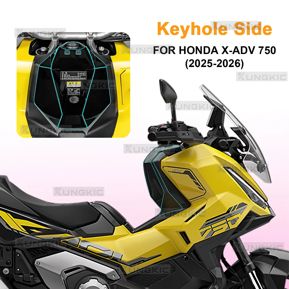 For HONDA X-ADV 750 2025 2026 Motorcycle Fairing Protective Film TPU Paint Protection PPF Anti-scratch Transparent Matte Film