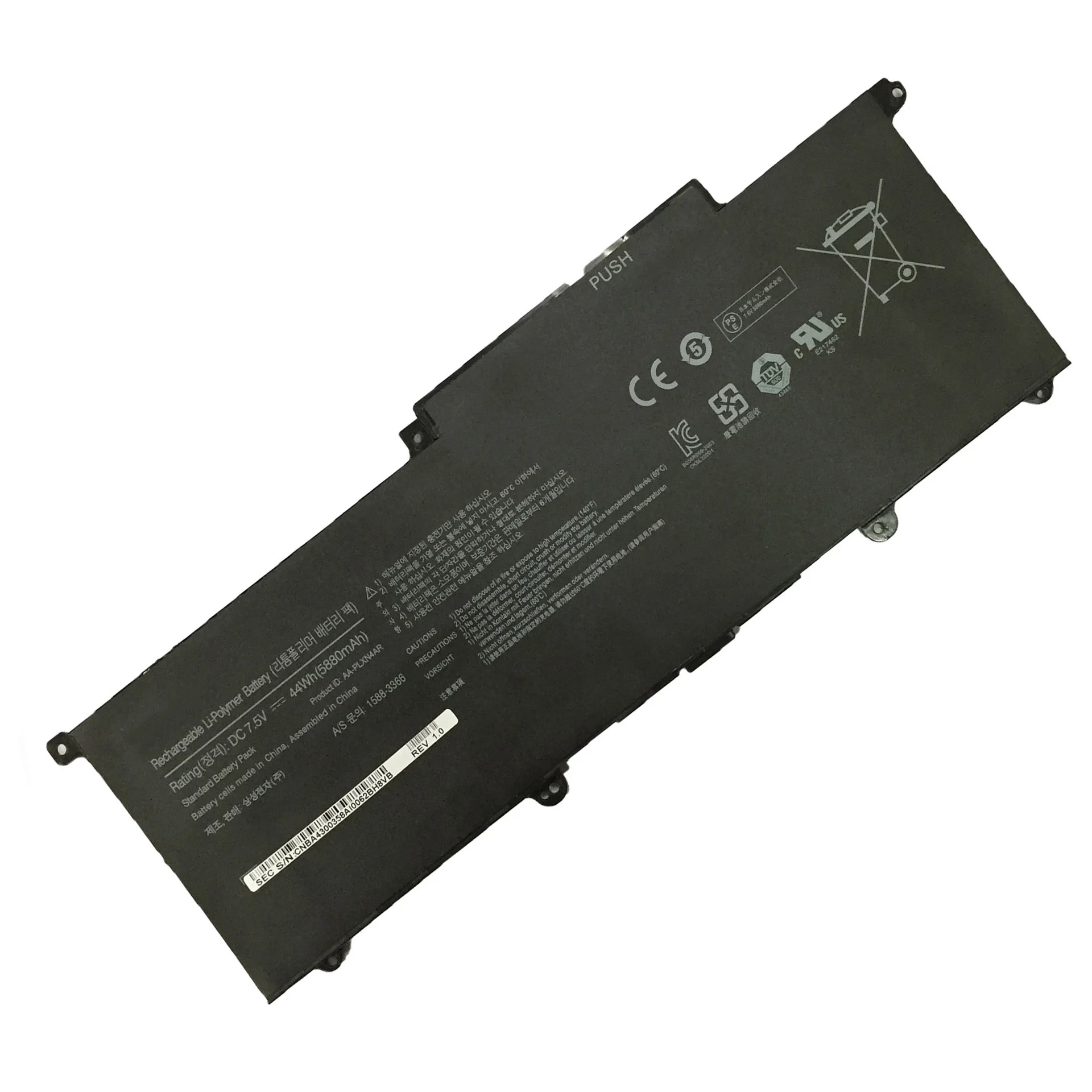 New Genuine AA-PLXN4AR Laptop Battery For Samsung NP900X3C NP900X3D NP900X3E NT900X3G Series Notebooks AA-PBXN4AR 7.5V 44Wh