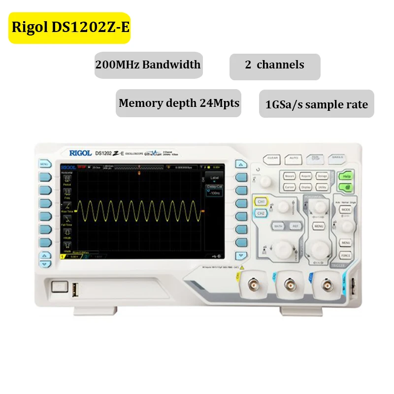 Oscyloskop cyfrowy Rigol DS1102Z-E 2CH, 100MHz, DS1202Z-E 2CH, 200MHz, 1GSa/s, 24Mpts