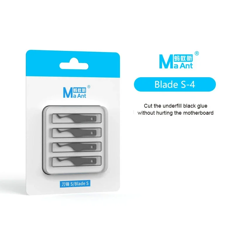 MaAnt Multifunctional Glue Remover Set for Mobile Phone Motherboard Repair High Hardness Toughness  Degumming Blade Set