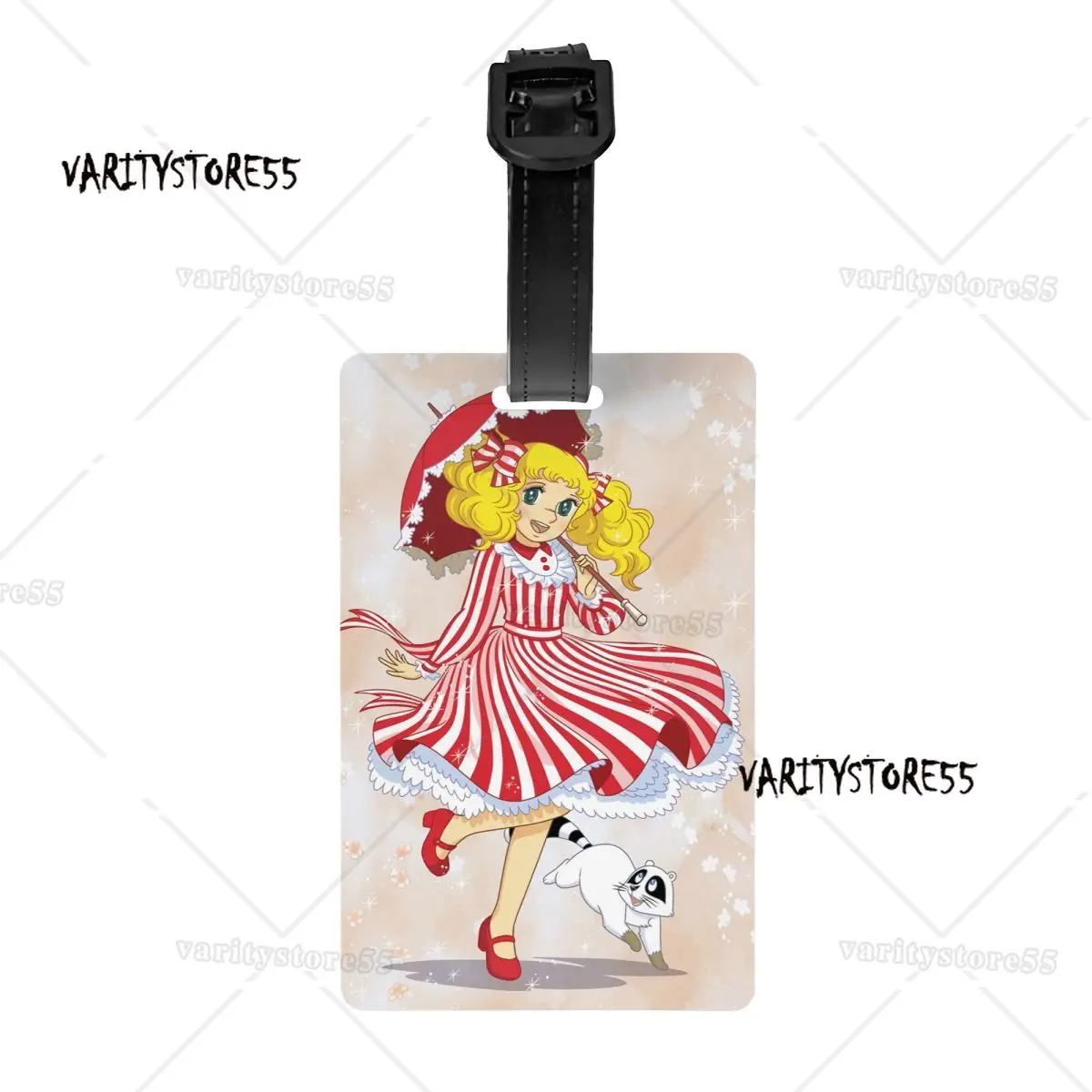 Custom Candy Candy Luggage Tag for Travel Suitcase Japan Anime Manga Privacy Cover ID Label