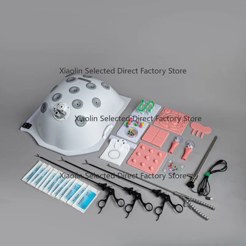 Laparos-copic Thoracoscopic Training Box Surgical Gynecological Practice Simulator With 30‑Degree Endos cope
