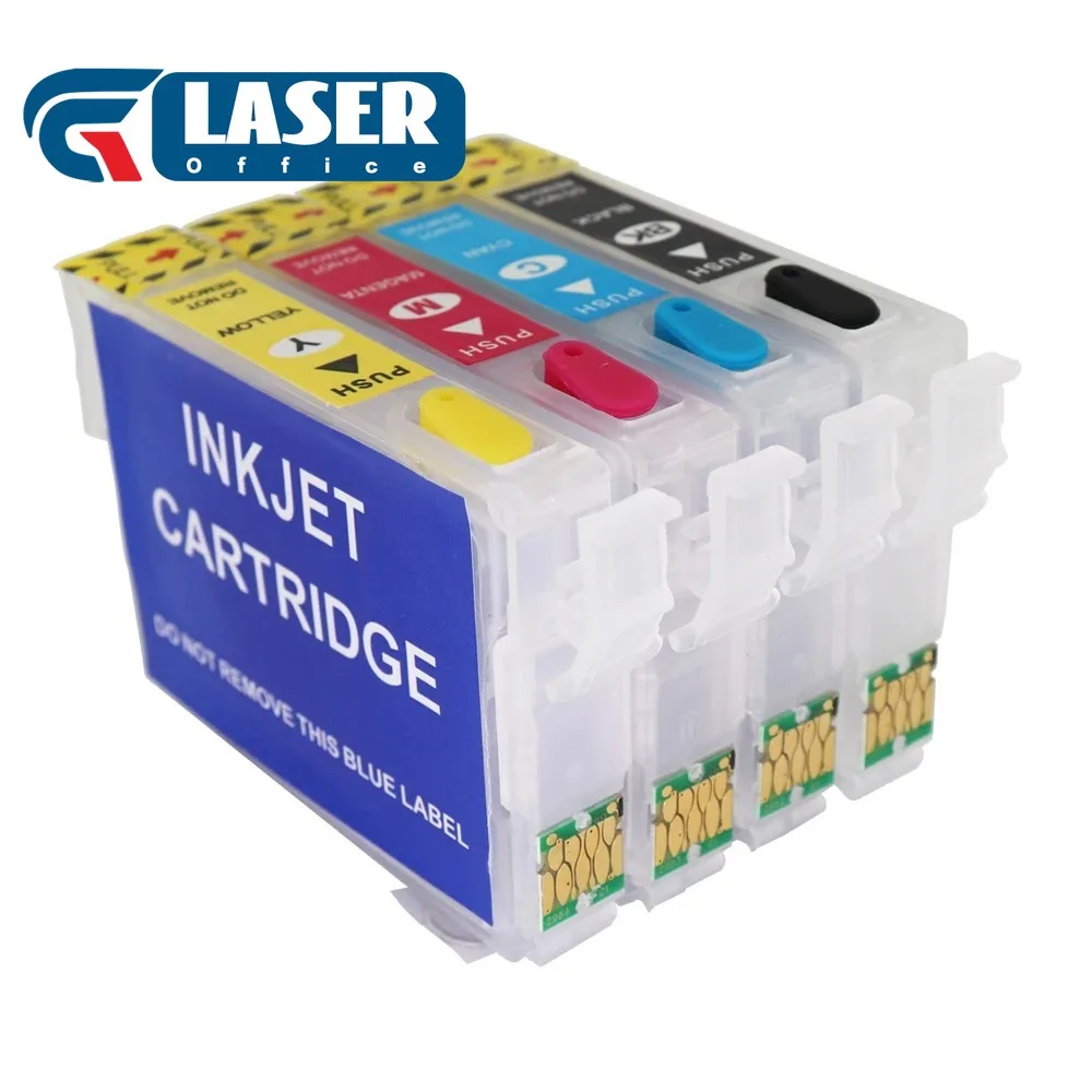 1Set. T16XL T1631-T1634 Refill Ink Cartridge for Epson WorkForce WF-2510 2520 2530 2540 2010 2630 2650 2660 2750 2760 Printer