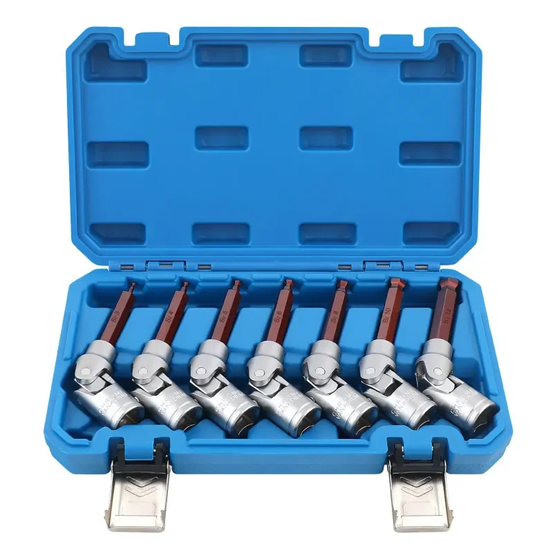 1/2inch Hex Socket Set H3 -H12 Impact Bit Socket Automotive Repair Tool Kit