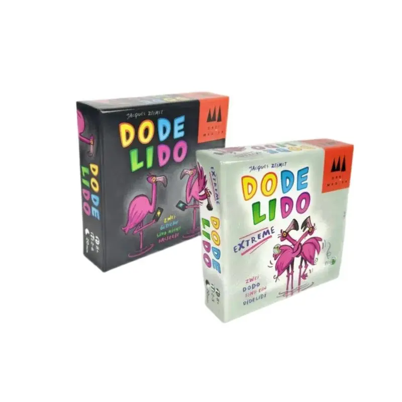 DODE LIDO Challenge Yourself and Have Fun with DODELIDO English Version Card Game for All Ages