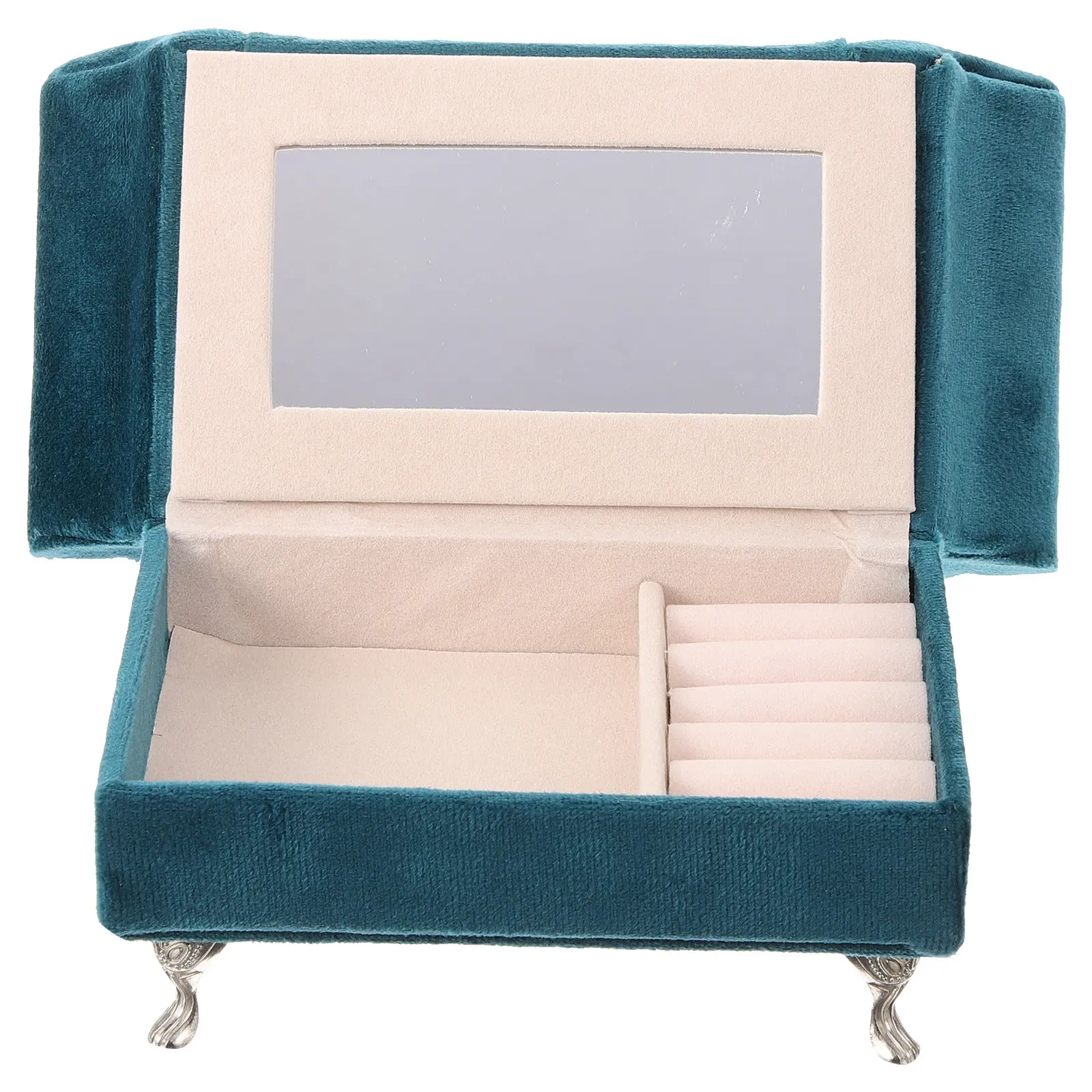 Jewelry Organizer Box Small Travel Storage Necklace Earrings Holder Sofa Shaped Exquisite Detail Protection Necklace Storage Box