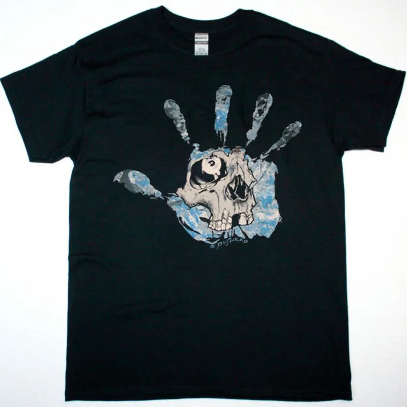 Septic Death Pushead Hand Of Fear T-Shirt Black Fullsize S-5XL