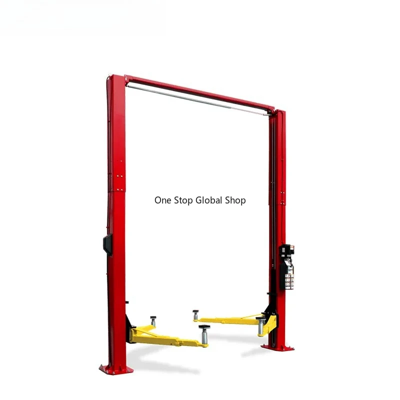 1750mm Height Hydraulic Drive Fixed Clear Floor 2 Post Car Jack for SUV