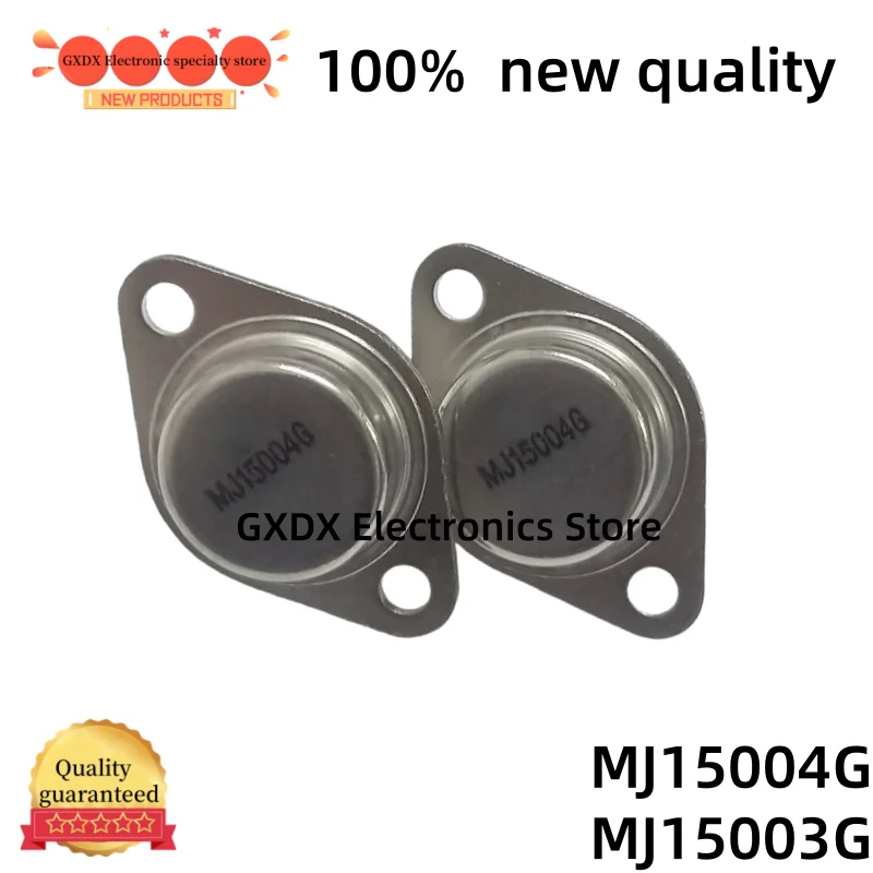 5-10pcs 100% new quality MJ15003G MJ15004G TO-3P Silicon Power Transistor MJ15003 MJ15004 TO3P 20A 140V