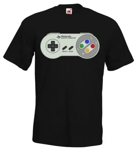 Youth Designz Herren T-Shirt SNES Logo Print Fun Lustig Spruch Gaming Spiele Fun