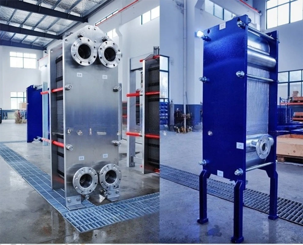 Industrial Plate Cooling Device Brazed And Detachable Plate Heat Exchange Equipment