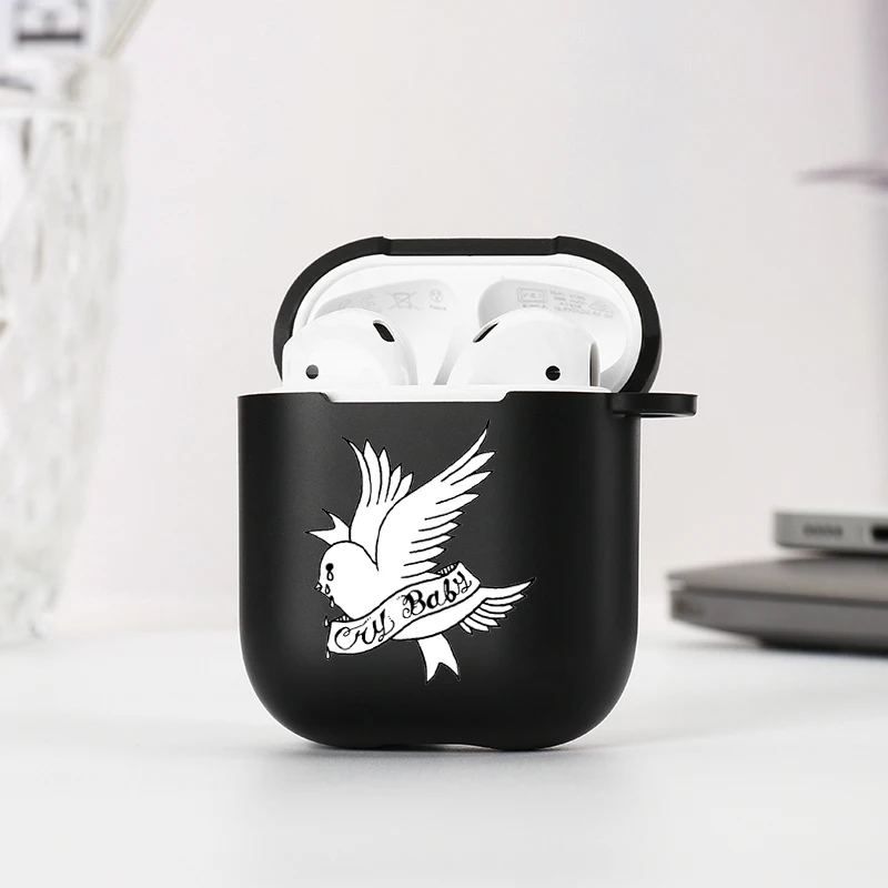 Rapper Lil Peep Crybaby Hellboy Love Tattoo Soft Case untuk Airpods Pro 3 2 1 Earphone Nirkabel Tutup Airpod Casing Funda Coque