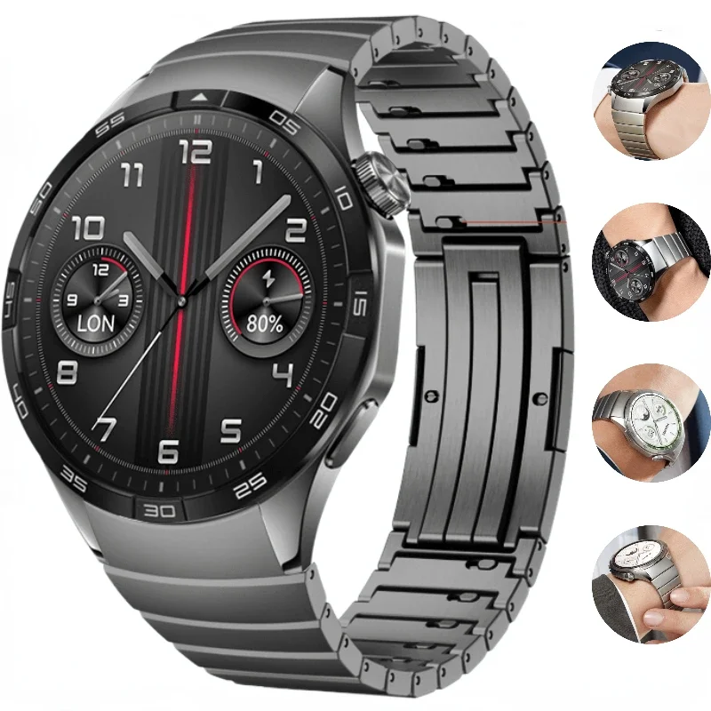 Quick Release Metal Band For Huawei Watch GT4 46mm No Gap Stainless Steel Bracelet Wristband For Huawei Watch GT4 Strap