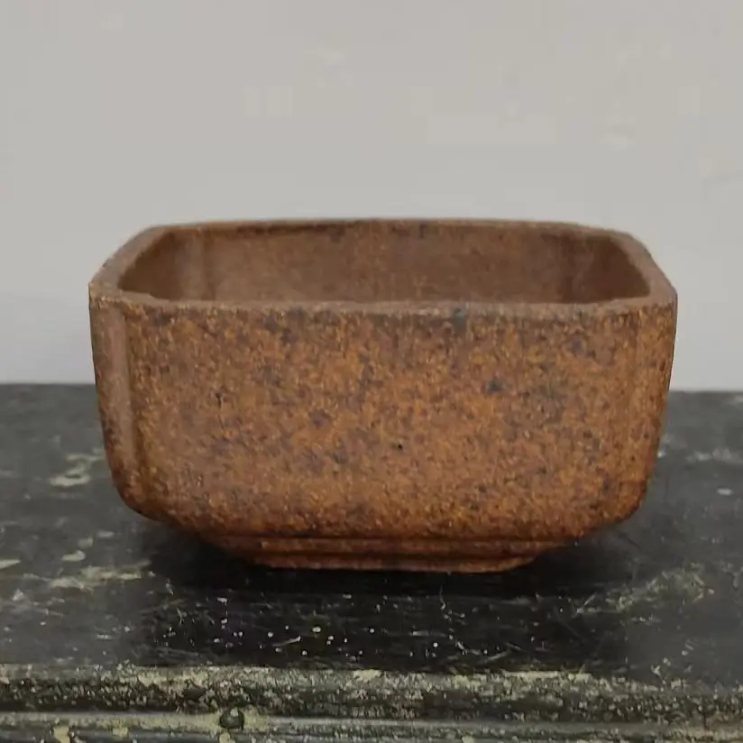 

Классический 4-дюймовый мини-горшок Yixing Bonsai в прямоугольной форме с Unglazed
