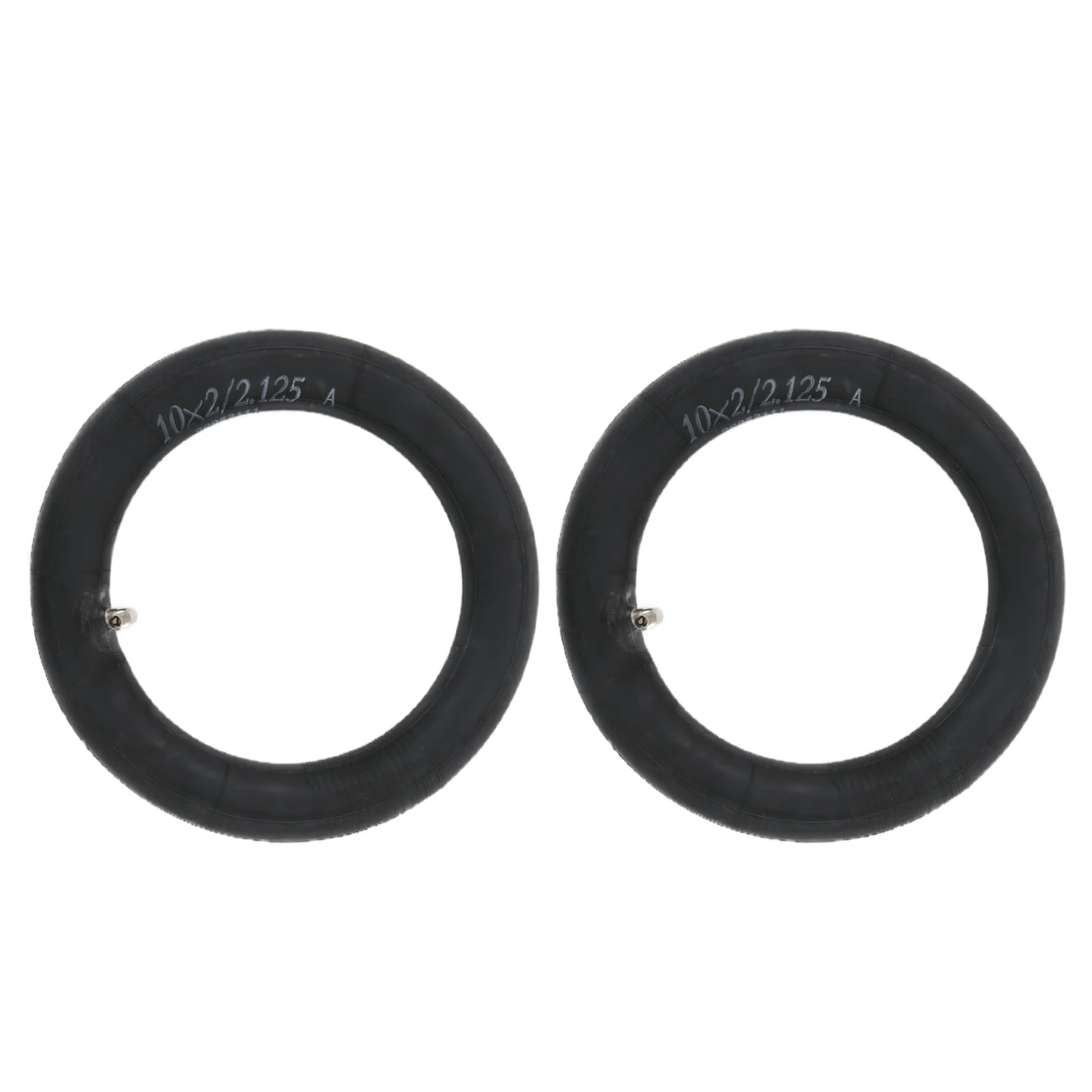 ZK20 Pair of 10x2in Mini Bike Wheel Inner Tubes for 10x1.90/1.95/2/2.12/2.25 Bike Baby Stroller Scooter Tires