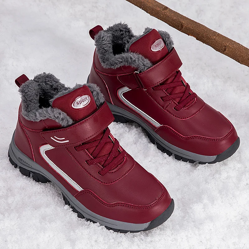 ELUVA Thermal Boots for Men Winter Snow Boots Waterproof Anti Slip Warm Lightweight Comfortable Outdoor Work Hiking Boots view 3