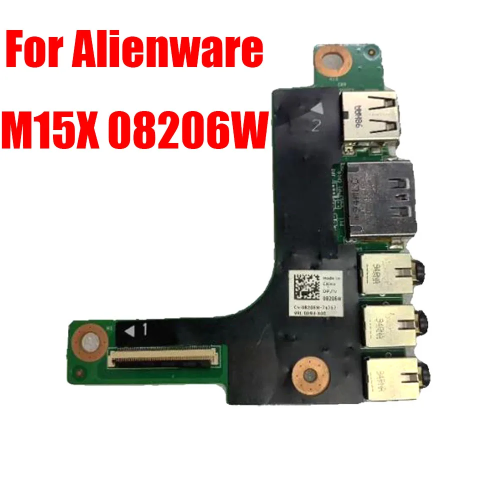 Laptop Audio Ports Jack / USB / ESATA IO Circuit Board For Alienware M15X 08206W 8206W