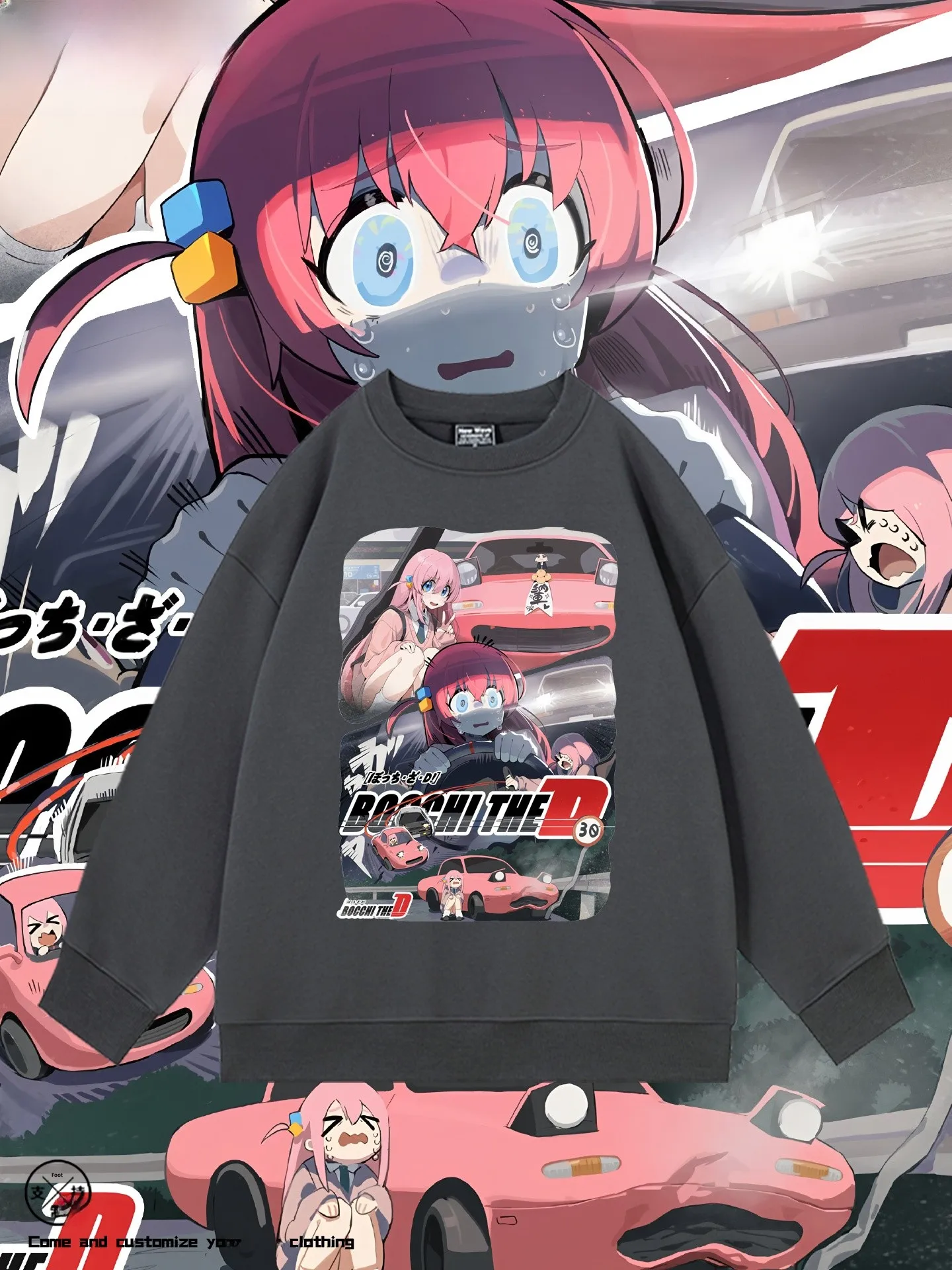 

Свободный свитшот с круглым вырезом для мужчин, повседневный стиль, с принтом в стиле рок-музыки, удобный, из смесового хлопка и полиэстера, осенне-зимняя уличная одежда