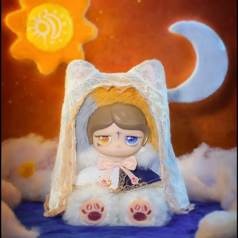 

Подлинная виниловая плюшевая кукла GOHO Cat Universe серии, слепая коробка, игрушки, коробка-сюрприз, милая экшн-фигурка, модель для девочек, подарок на день рождения