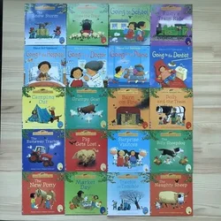 20pcs/set 15x15cm Picture English Books For Baby Famous Story Tales Series Of Child Book Farm toys & hobbies