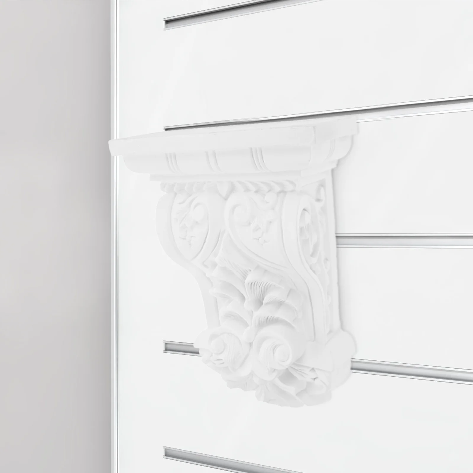 

PU European Corbels Carving Decorative Corbels for Home Ceiling Garden Wall Bracket Support Heavy Duty Corbels,