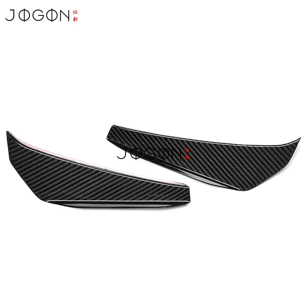 

Front Bumper Side Canards Fin Trim for Chevrolet Corvette C8 Z06 2023 2024 2025 Real Carbon Fiber Exterior Accessories 2 PCS