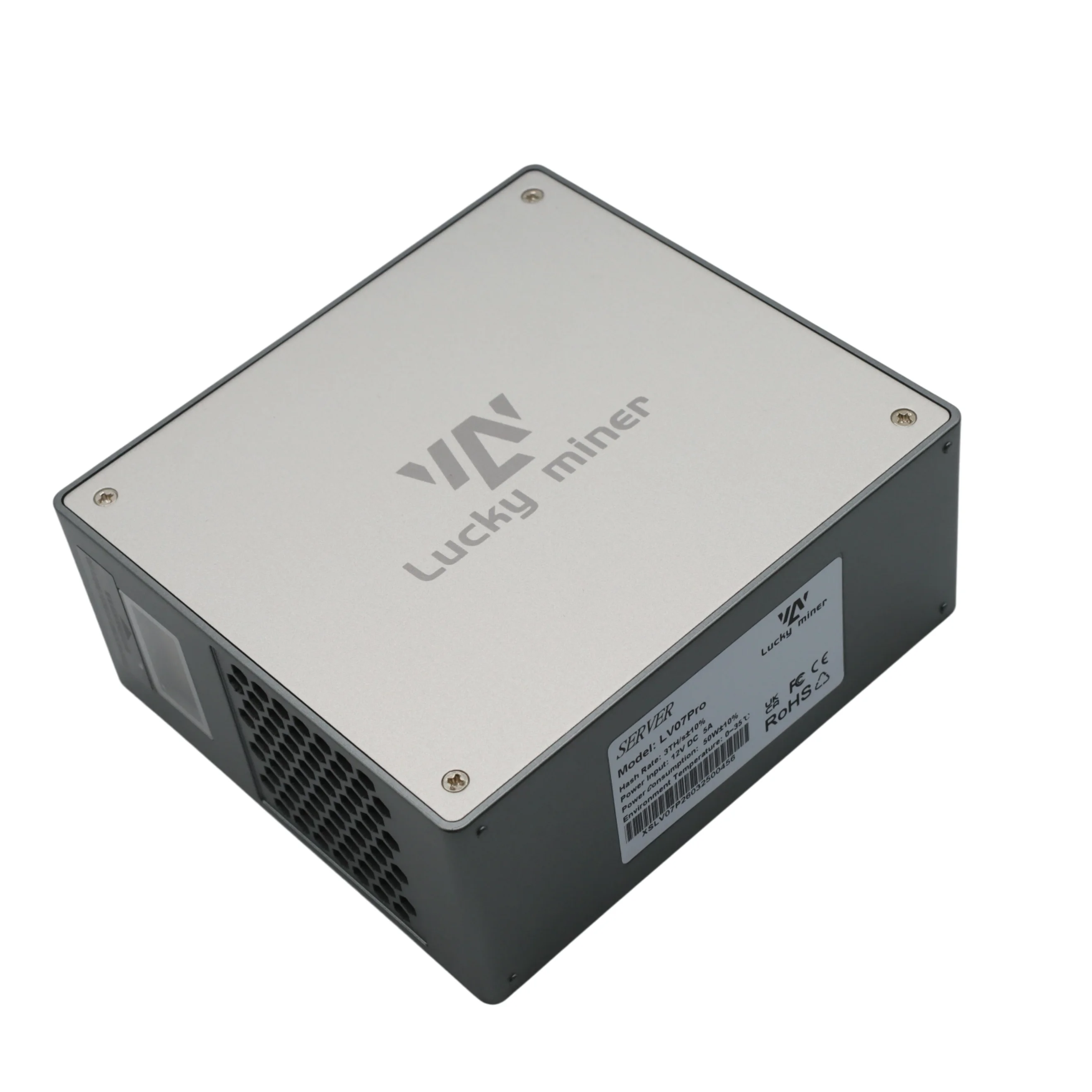 2026 최신형 럭키 마이너 LV07 프로 3TH/S 50W BM1370 Asic SHA256 알고리즘 홈 비트코인 ​​채굴기