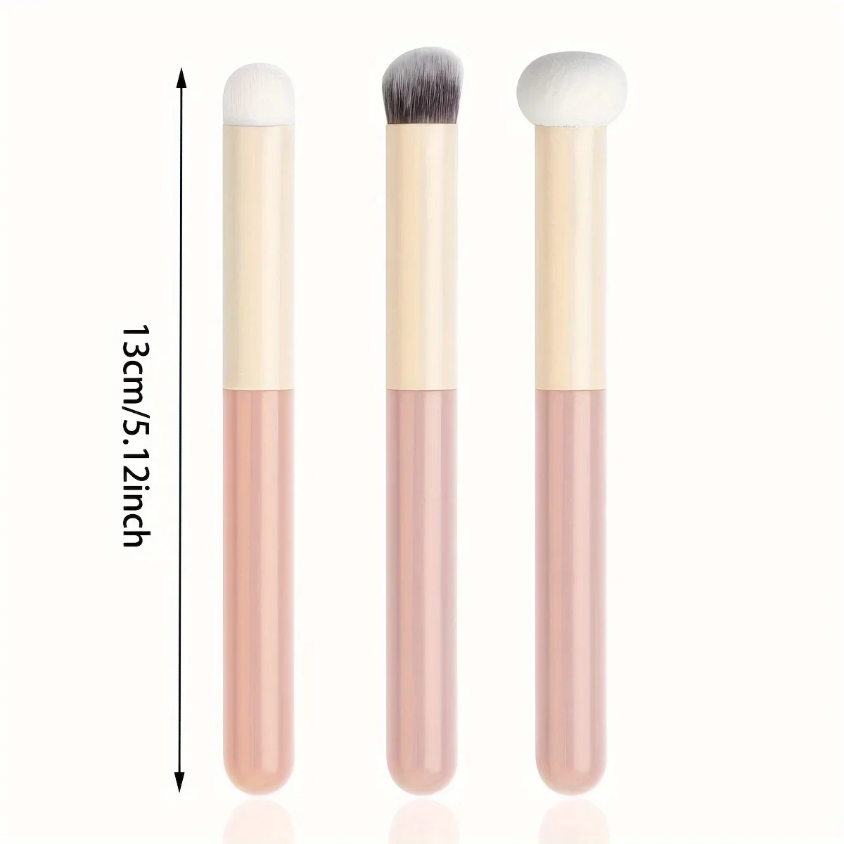 3 Stuks Zachte Paddestoel Spons Hoofd Make-Up Kwasten, Concealer Borstel Lippenstift Lip Poederdons, Foundation Contour Cosmetische Gereedschappen