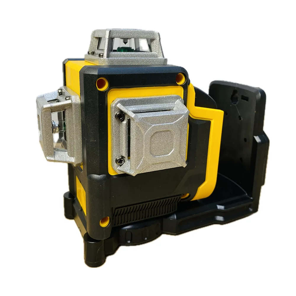 Laserowy poziomica Dewalt 20V 18V, 12 linii, 3 strony * 360 stopni, samopoziomująca, z poziomą i pionową linią krzyżową. — 2