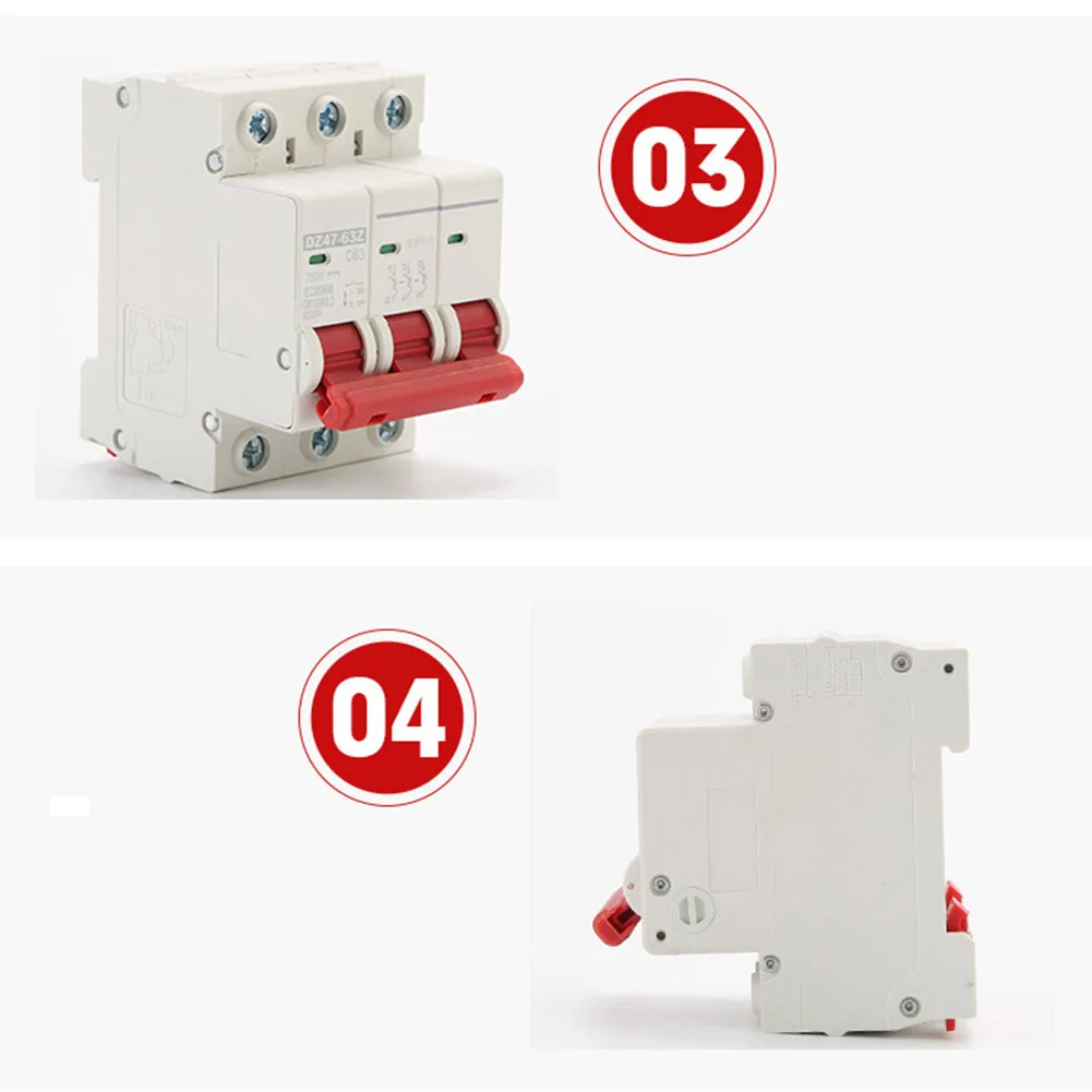 Miniature Circuit Breaker Stable Small Photovoltaic DC Circuit Breaker 10A/16A/32A/50A/63A for Photovoltaic MCB