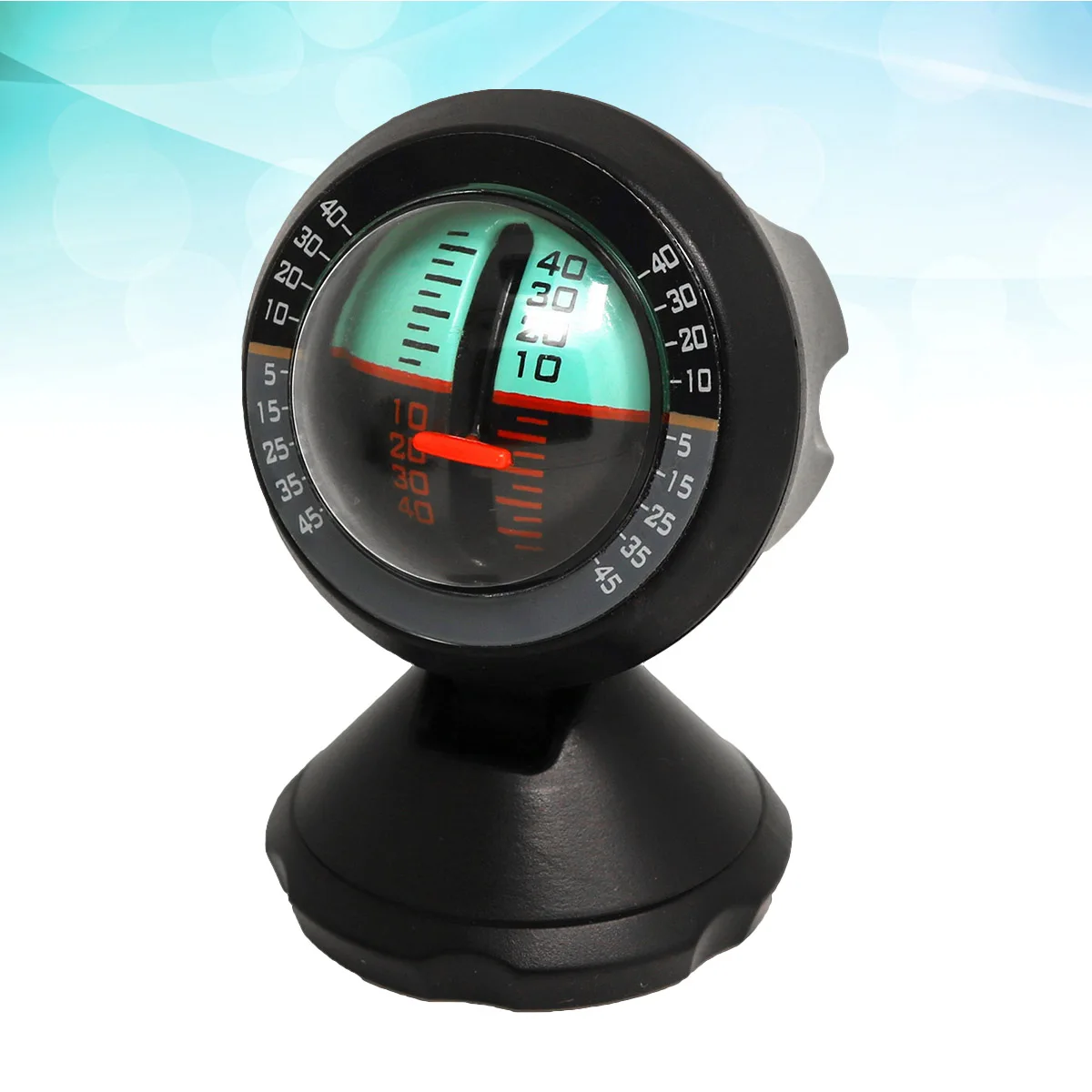 

Vehicle Level Indicator Car Inclinometer Angle Slope Meter Easy Read Dial Travel Safety Measure Tool Car Inclinometer