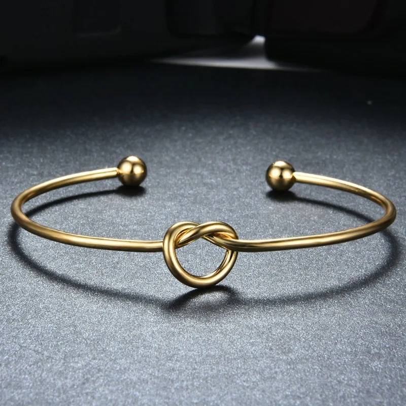 Accessories for Women Love Knot Simple Knot Ladies Gold Bracelet and Bracel Bracelets for Women Charms for Bangles