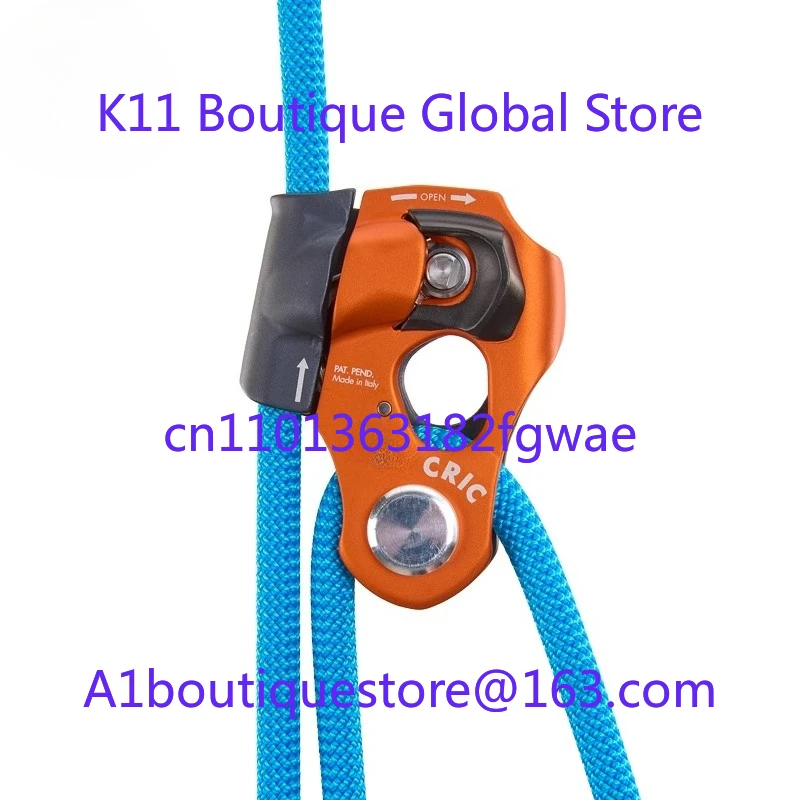 CRIC Handless Hand Lifter Rescue Rope Grabber One-way Pulley OVX SG O Thread Lock