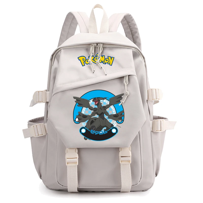 Anime Pokemon Rugzak Zwart Blauw Schooltas Charmander Student Schooltas Computer Grote Kinderen Meisje Jongen Cadeau