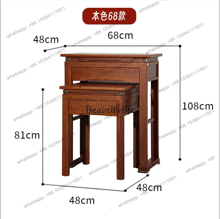 Factory DirectNew Chinese style offering table simple Buddha table Buddhist hall tribute table